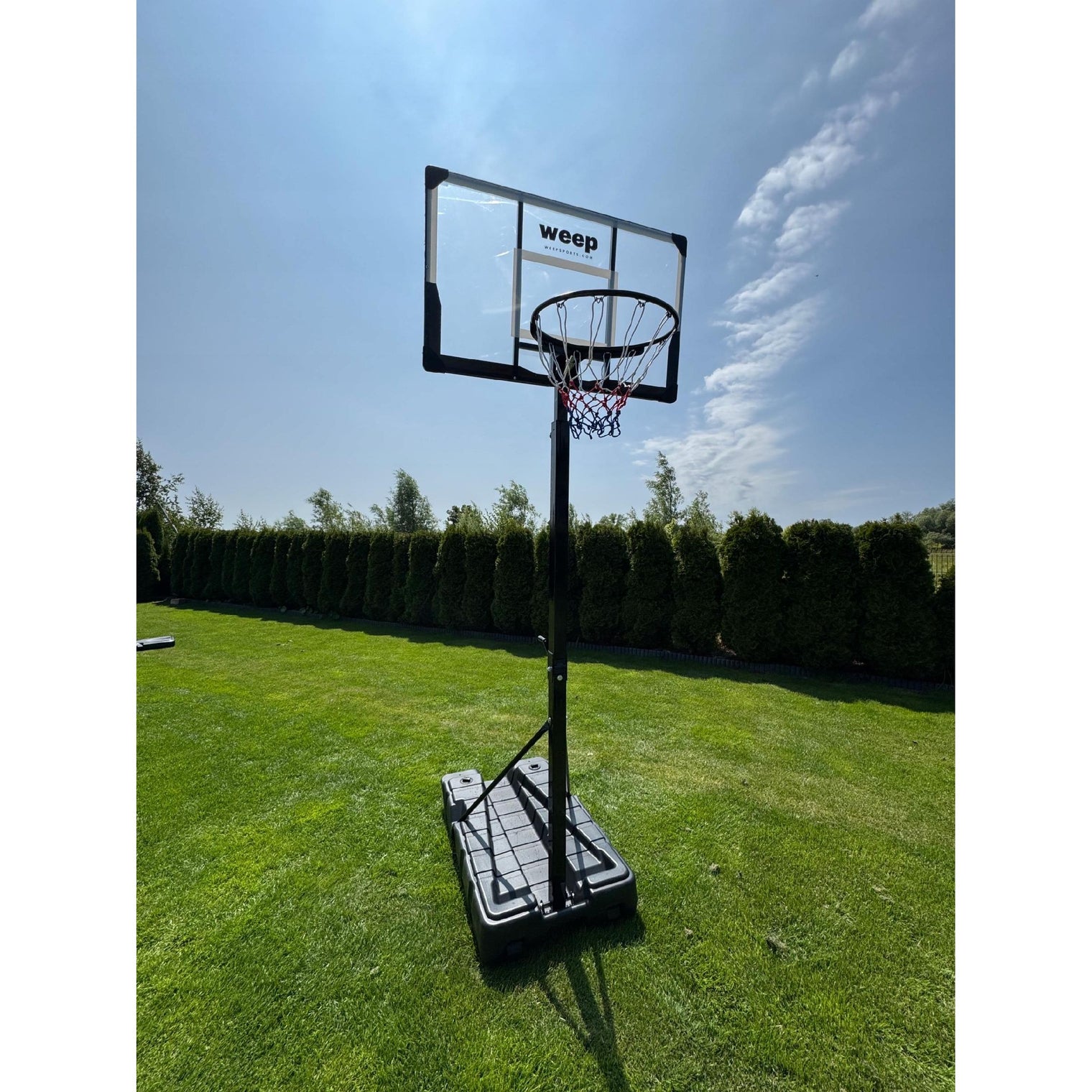 Zestaw do koszykówki Kosz WEEP FD02 regulowany 230-305cm Stabilny kółka