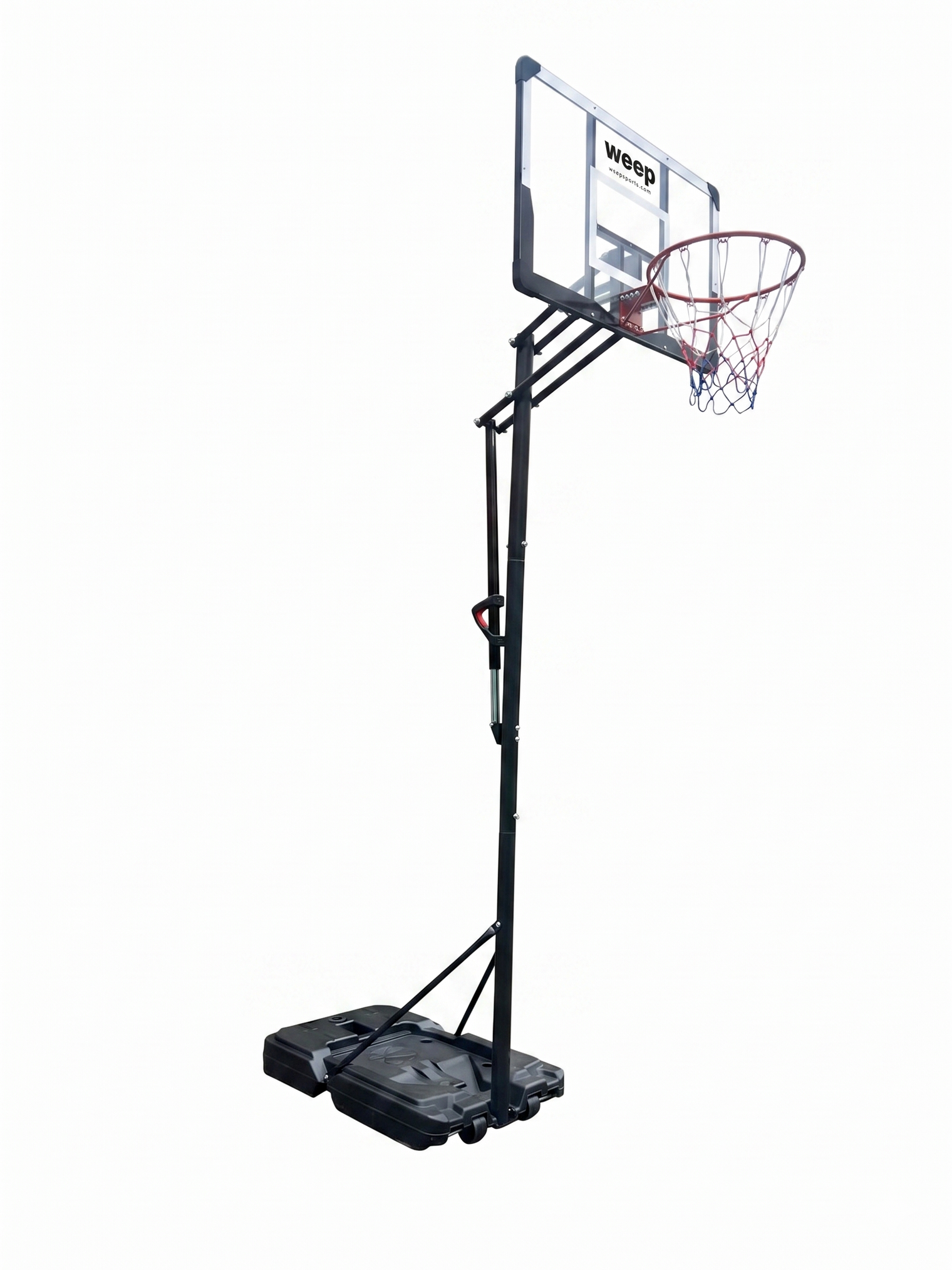 Zestaw Do Koszykówki Kosz Weep 1401 Regulowany Rączką 230-305cm Profesional