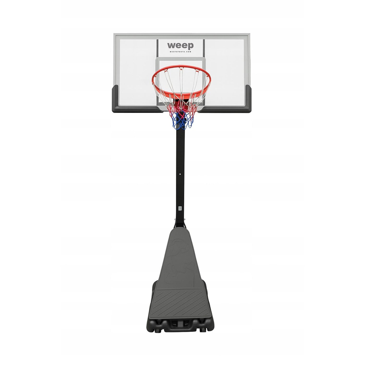 Zestaw do koszykówki Kosz WEEP M027 pełnowymiarowy do 305cm z korbą 80x136