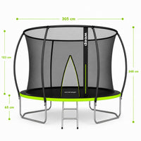 Trampolina Ogrodowa Domowa Dla Dzieci Do Ogrodu Z Siatką Wewnętrzną - Weep 305cm 10"