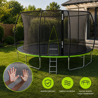 Trampolina Ogrodowa Domowa Dla Dzieci Z Siatką Wewnętrzną - Weep 366cm 12Ft