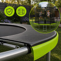 Trampolina Ogrodowa Domowa Dla Dzieci Z Siatką Wewnętrzną - Weep 366cm 12Ft
