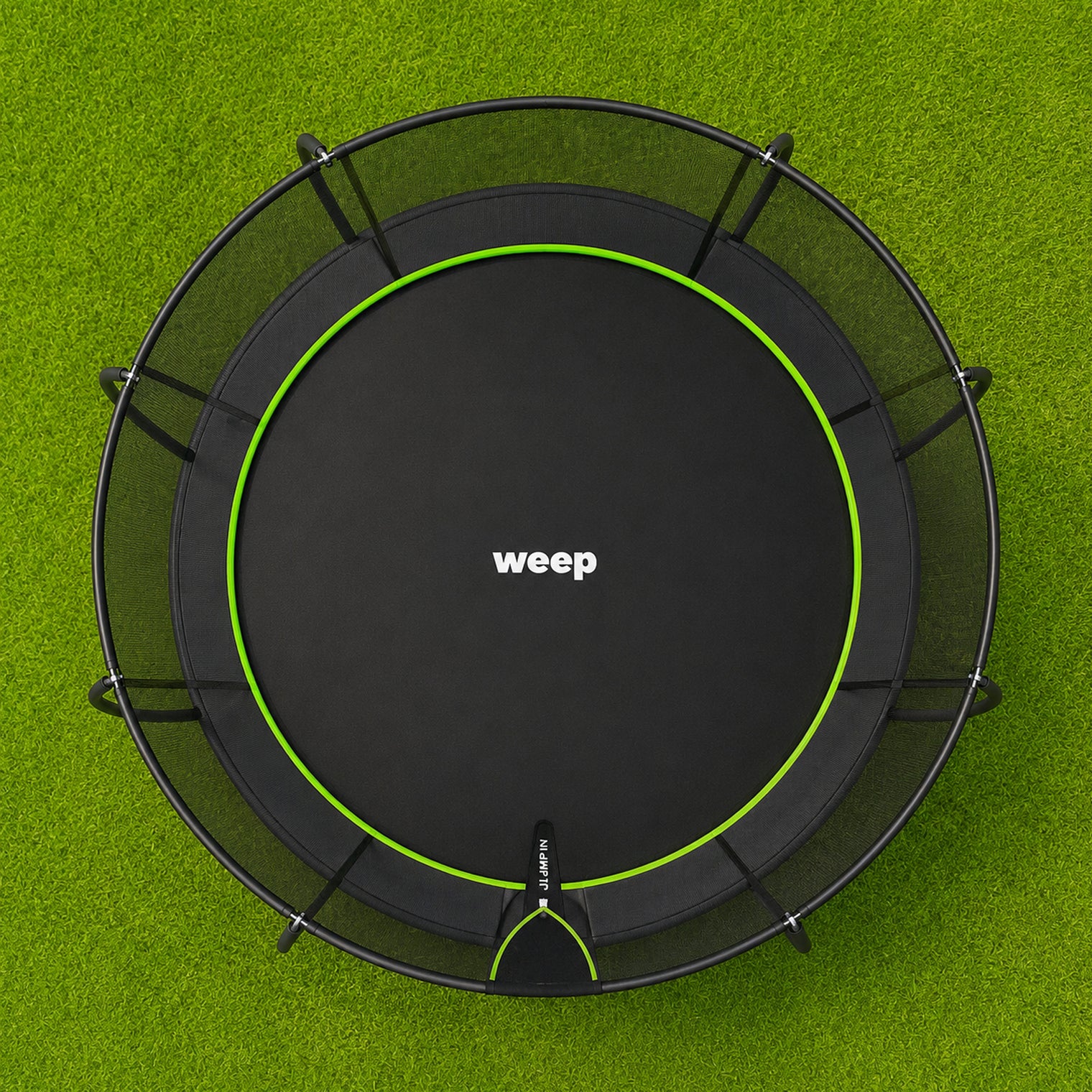 Trampolina Ogrodowa Domowa z Siatką Wewnętrzną - Weep Jump'in 427cm 14"