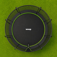 Trampolina Ogrodowa Domowa z Siatką Wewnętrzną - Weep Jump'in 427cm 14"