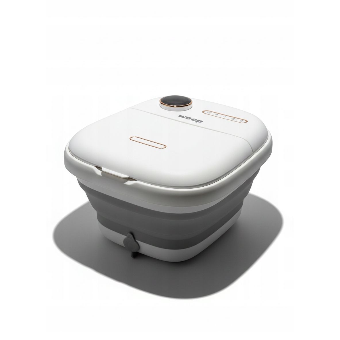 Masażer Do Stóp Wodny Weep T5 Pro Składany Hydromasażer Grzanie Rolki 500W