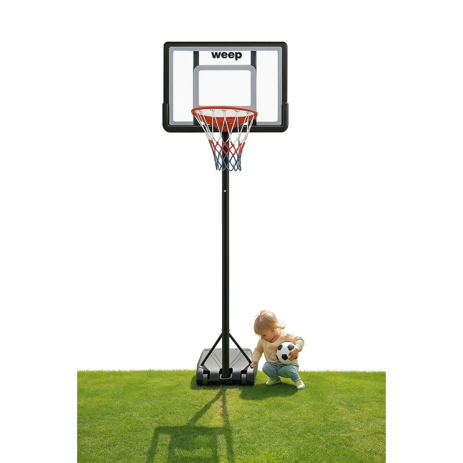 Zestaw do koszykówki kosz WEEP M0182 regulowany do 210cm mobilny stabilny