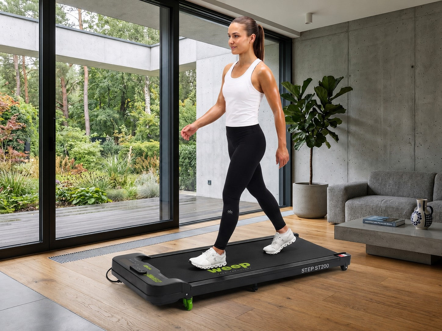 Weep STEP Bieżnia Elektryczna Składana pod Biurko Walking Pad 2 Poziomy Nachylenia 10km/h