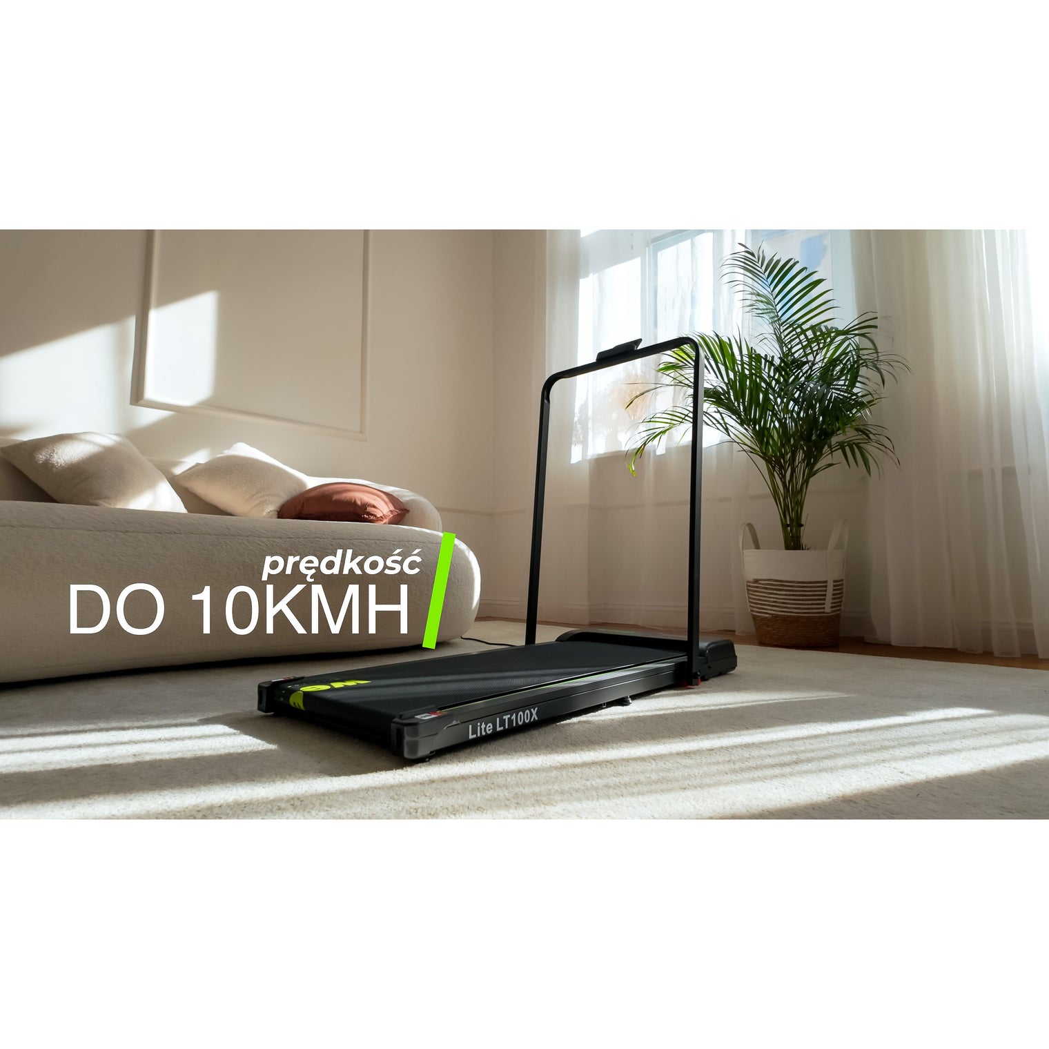 Weep Lite Bieżnia elektryczna składana regulowany kąt nachyl. 10km/h -