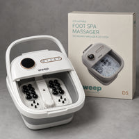 Weep D5 Foldable Hydro-Massage Foot Massager with Heating and Shiatsu Rollers