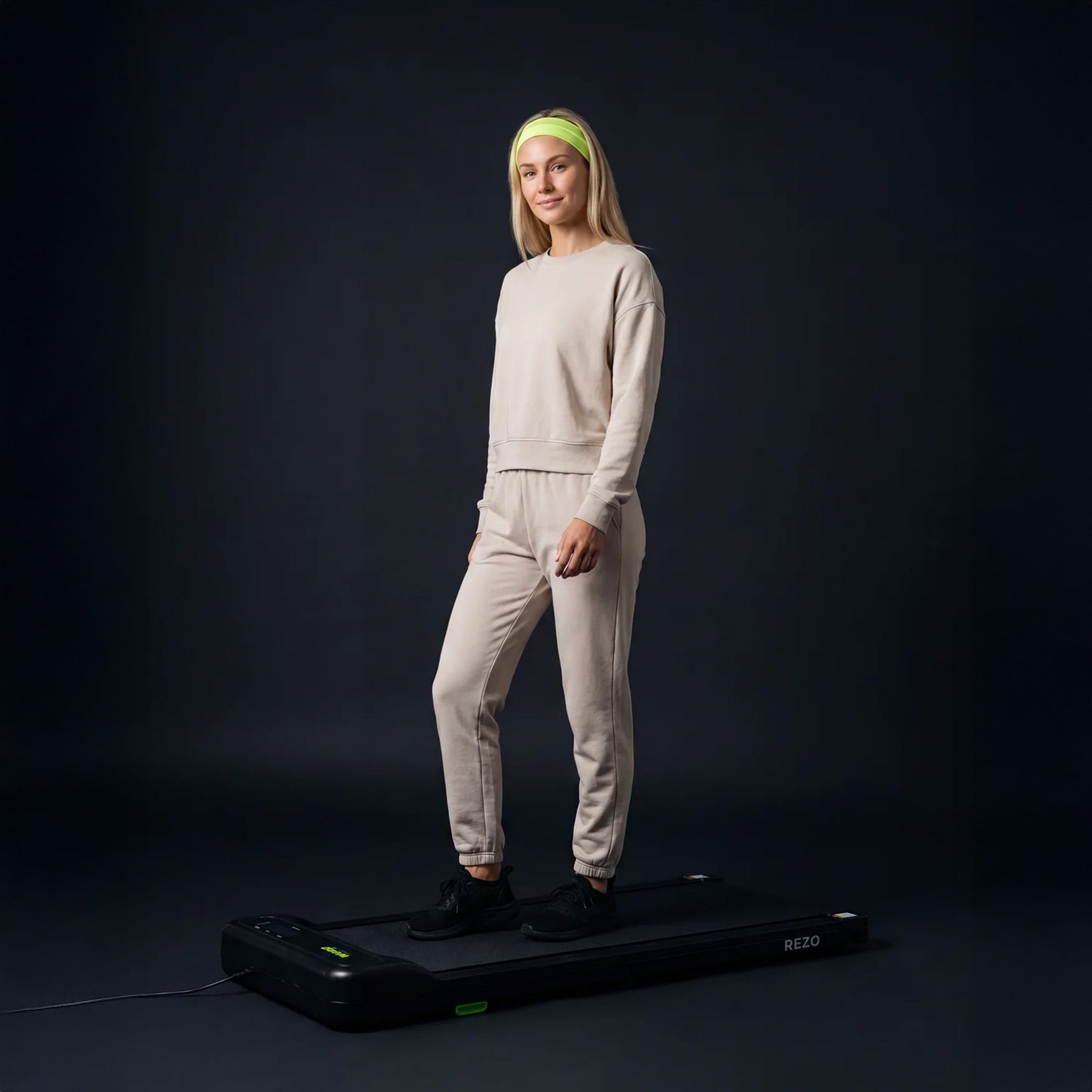 Weep REZO Bieżnia Elektryczna pod Biurko z Masażem Wibracyjnym 2w1 Walking Pad 2 Poziomy Nachylenia