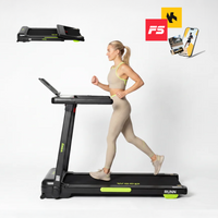 Weep Runn Bieżnia elektryczna Składana z Auto-regulacją Kąta Nachylenia. 15 km/h 120 kg APP