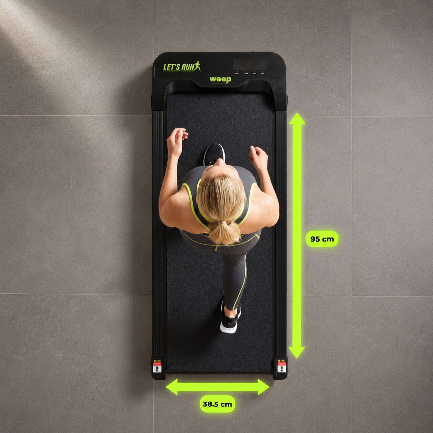 Weep STEP Bieżnia Elektryczna Składana pod Biurko Walking Pad 2 Poziomy Nachylenia 10km/h