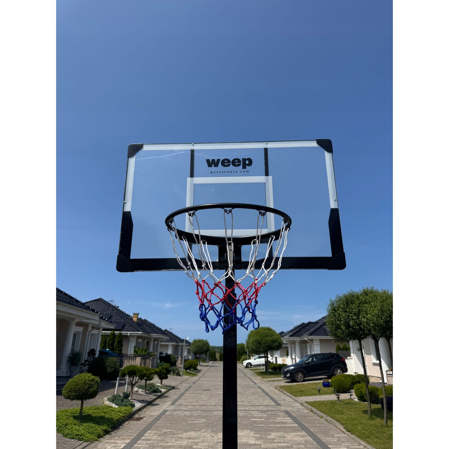 Zestaw do koszykówki Kosz WEEP FD02 regulowany 230-305cm Stabilny kółka